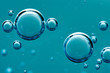 Air bubbles in a liquid. Abstract blue background. Macro Air bubbles in a liquid. Abstract blue background. Macro
