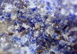 Abstract background. Blue crystals. Macro Abstract background. Blue crystals. Macro
