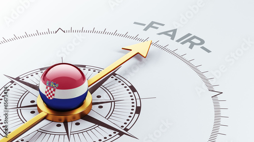Illustration: Croatia. Fair Concept Croatia. Fair Concept