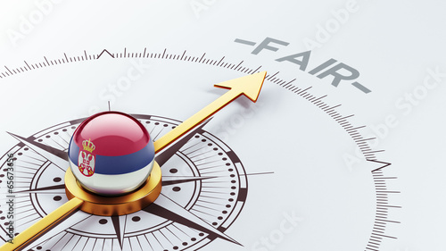 Illustration: Serbia Fair Concept Serbia Fair Concept