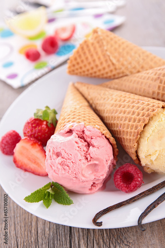 Photo: ice cream cone ice cream cone