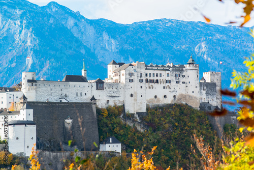 Photo: General view of the historical center of Salzburg, Austria General view of the historical center of Salzburg, Austria