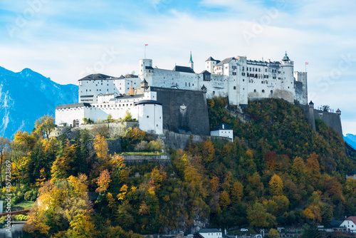 Photo: General view of the historical center of Salzburg, Austria General view of the historical center of Salzburg, Austria