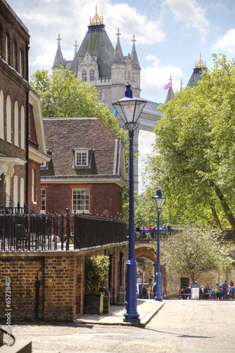 Photo: Street inside the Tower of London Street inside the Tower of London