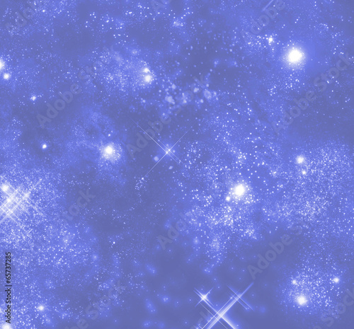 Illustration: star field with stars and galaxies star field with stars and galaxies