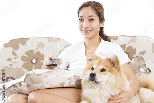 Photo: Watching Television Watching Television