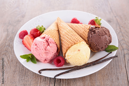 Photo: ice cream cone ice cream cone
