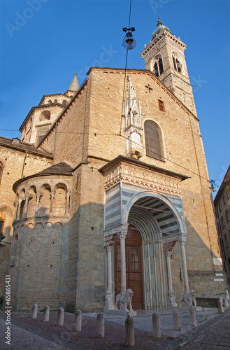 Photo: Bergamo - cathedral Santa Maria Maggiore in morning light Bergamo - cathedral Santa Maria Maggiore in morning light