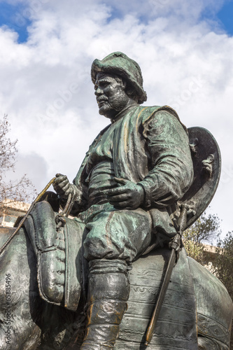 Photo: Sancho Panza from monument to Cervantes and heroes of his books Sancho Panza from monument to Cervantes and heroes of his books