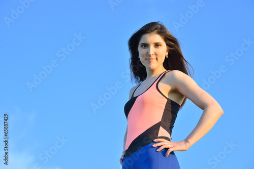Photo: Sport woman outdoors Sport woman outdoors
