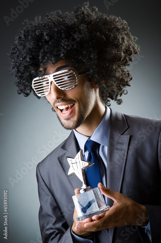 Photo: Man getting his star award Man getting his star award