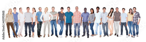 Photo: Diverse People In Casuals Diverse People In Casuals