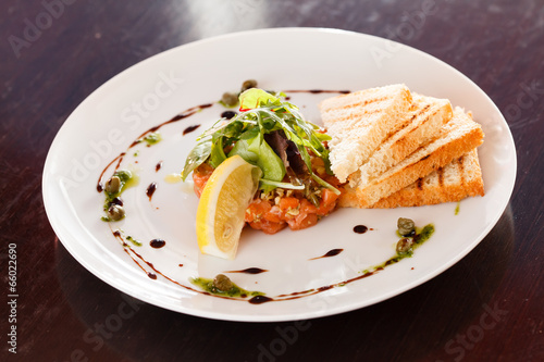 Photo: salmon tartare salmon tartare