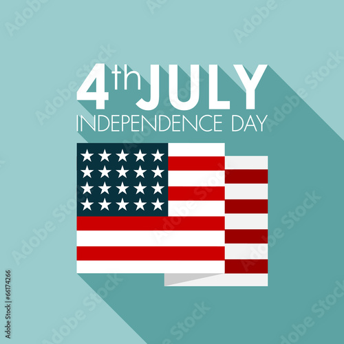 Vector: Happy independence day United States of America, 4th of July car Happy independence day United States of America, 4th of July car
