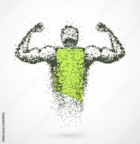 Vector: Muscular man Muscular man