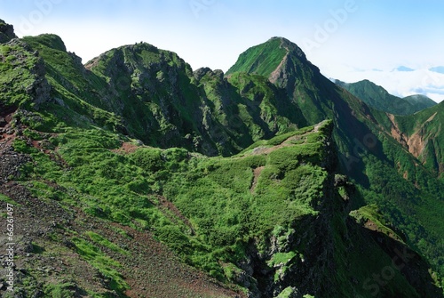 Photo: 赤岳から横岳(八ヶ岳) 赤岳から横岳(八ヶ岳)