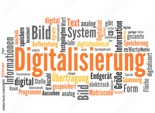Vector: Digitalisierung (digital, Datei) Digitalisierung (digital, Datei)