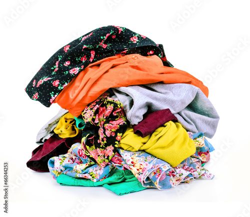 Photo: colored clothing colored clothing