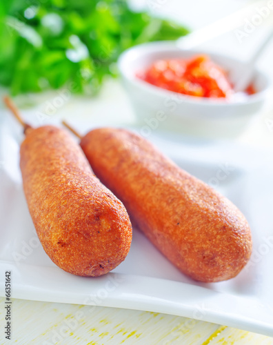 Photo: corndogs corndogs