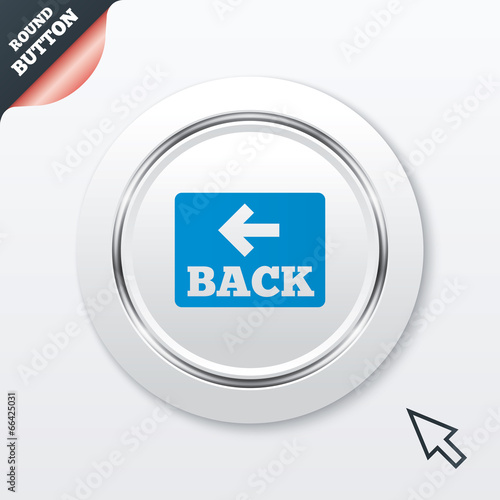 Vector: Arrow sign icon. Back button. Navigation symbol Arrow sign icon. Back button. Navigation symbol