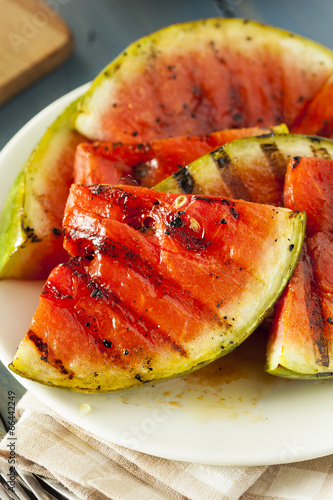 Photo: Ripe Healthy Organic Grilled Watermelon Ripe Healthy Organic Grilled Watermelon