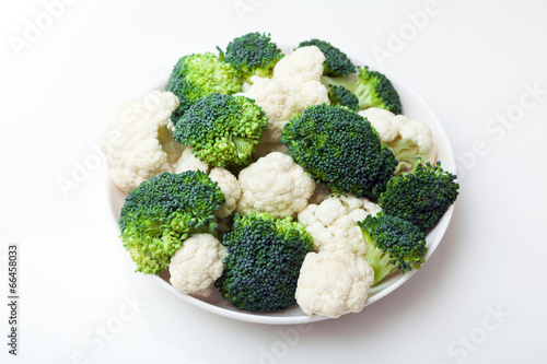 Photo: Broccoli & cauliflower Broccoli & cauliflower