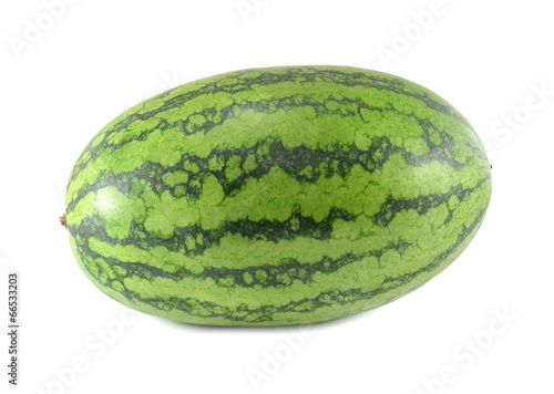 Photo: watermelon on white background watermelon on white background