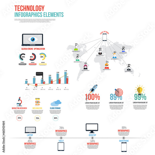 Vector: Infographics set. Graphs and Elements.Flat style. Vector Infographics set. Graphs and Elements.Flat style. Vector