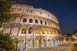 Rome, Italy. Wonderful view of Colosseum at dusk Rome, Italy. Wonderful view of Colosseum at dusk