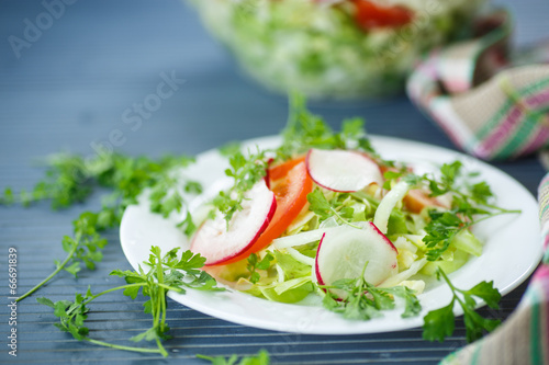 Photo: fresh vegetable salad fresh vegetable salad