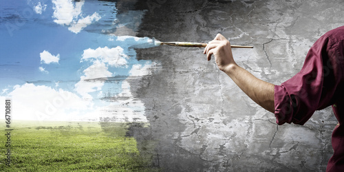 Photo: Man painter Man painter