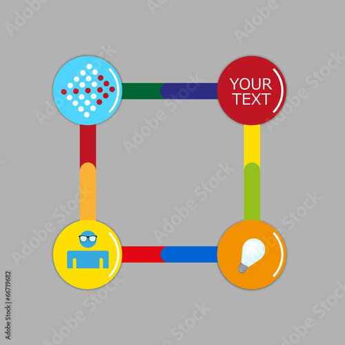 Vector: infographic web template vector infographic web template vector