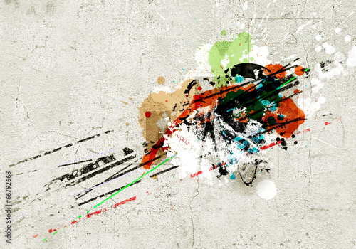 Photo: Graffiti background Graffiti background