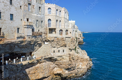 Photo: Italy, Apulia, Polignano a Mare, Grotta Palazzese. Italy, Apulia, Polignano a Mare, Grotta Palazzese.