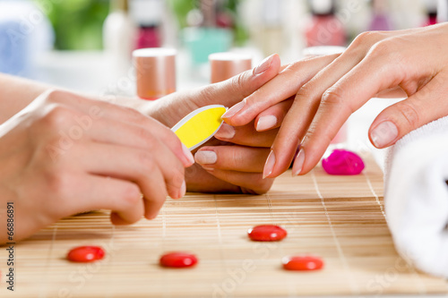 Photo: Woman at beauty salon Woman at beauty salon
