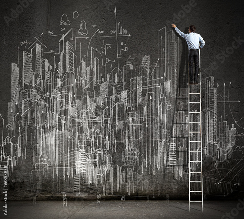 Photo: Big business plan Big business plan