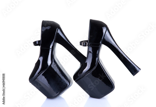 Photo: Black fetish high heel shoes Black fetish high heel shoes