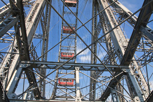 Photo: Ferris wheel in the Prater amusement park. Vienna. Austria Ferris wheel in the Prater amusement park. Vienna. Austria