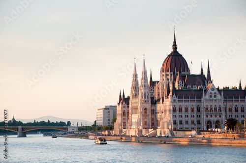 Photo: The Parliament Building in Budapest The Parliament Building in Budapest