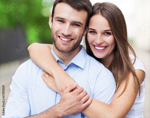 Photo: Young couple hugging Young couple hugging