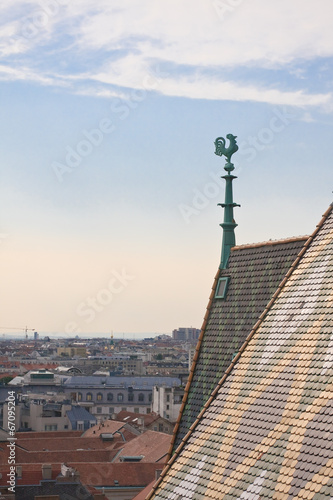 Photo: View of Vienna with St. Stephen's Cathedral. Austria View of Vienna with St. Stephen's Cathedral. Austria