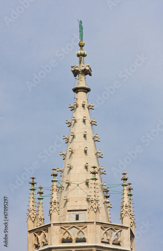 Photo: Tower of St. Stephen's Cathedral. Vienna. Austria Tower of St. Stephen's Cathedral. Vienna. Austria