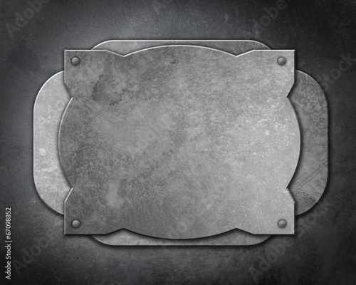 Illustration: Grunge metal background Grunge metal background