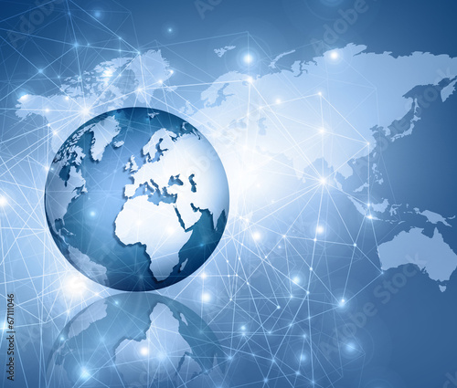 Illustration: Best Internet Concept of global business from concepts series Best Internet Concept of global business from concepts series