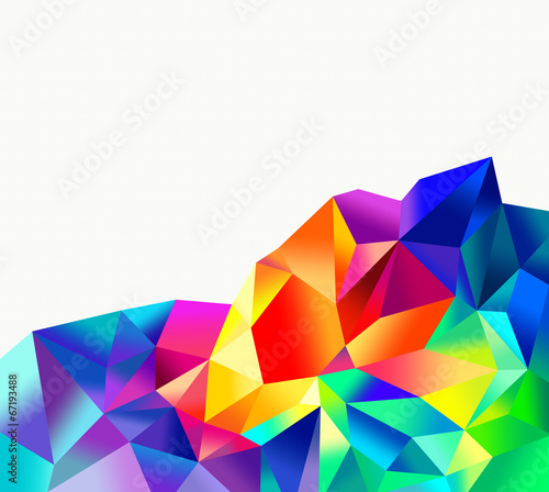 Illustration: spectrum crystal abstract spectrum crystal abstract