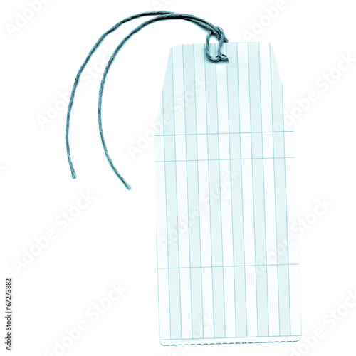 Photo: Tag label Tag label
