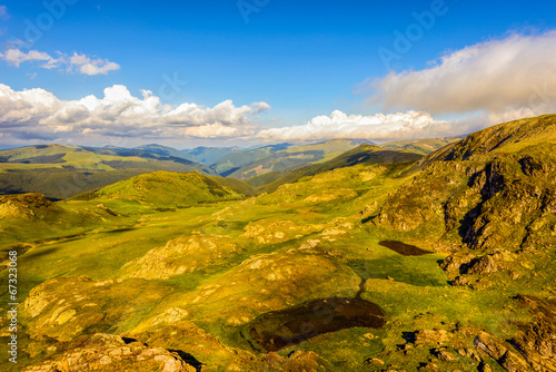 Photo: Landscape with the spectacular Parang mountains in Romania Landscape with the spectacular Parang mountains in Romania