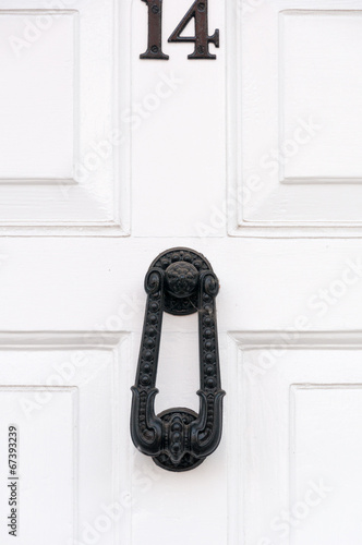 Photo: Door number 14 and door knocker Door number 14 and door knocker
