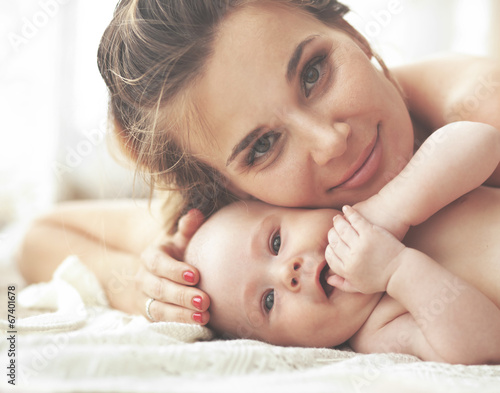 Photo: Mother with baby Mother with baby