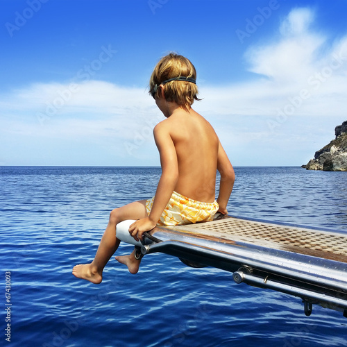 Instant Collection: Boy and sea Boy and sea